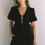 Peony Bubble Blouse - Womens