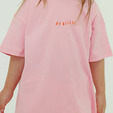 Organic Cotton Wave Tee - Pink