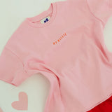 Organic Cotton Wave Tee - Pink