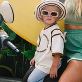 Kids Racer Club Tee Shirt - Butter