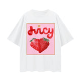 Juicy Oversized Tee - White