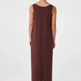 Poppy Reversible Maxi Dress - Chocolate