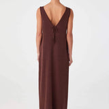 Poppy Reversible Maxi Dress - Chocolate