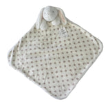 Ariel Bunny Dreams - Cream & Hazelnut Polka Dot Jumbo Comforter Blanket