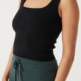 Esta Organic Cotton Tank - Black