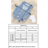 Farah Vest - Western Blue
