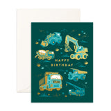 Happy Birthday Card | Trucks