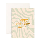 Birthday Mate Card | Swirls