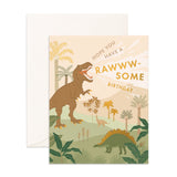 Happy Birthday Card | Raww-some Dino