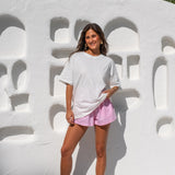 The Etta Short - Pink Gingham