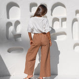 Bobbi Pant - Gingham Toffee