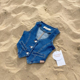Farah Vest - Western Blue