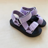 Olympia Velcro Sandal - Lilac