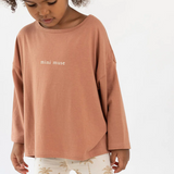 Mini Muse Long Sleeve Tee | Rust