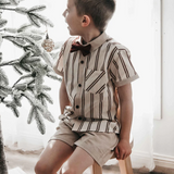 Candy Cane Collared Bodysuit/Shirt