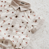 Feliz Collared Bodysuit/Shirt