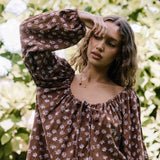 Effy Dress | Fleur 'mocha'
