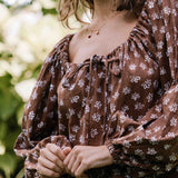 Effy Dress | Fleur 'mocha'