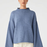 Maeve Sweater - Denim Blue