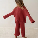 Essential Knit Jumper | Brick