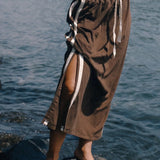 Terry Long Skirt Chocolate