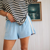 Terry Towelling Shorts - Cloud