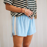 Terry Towelling Shorts - Cloud