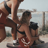 Terry Towelling Shorts - Red