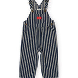 Railroad Stripe Austin Overalls - Indigo