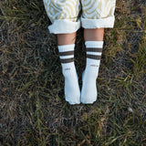 Have A Good Day Socks - Milk/Clay