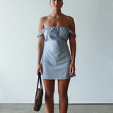 Sophie Dress - Blue Check