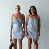 Sophie Dress - Blue Check