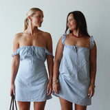 Sophie Dress - Blue Check