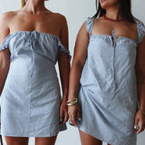 Sophie Dress - Blue Check