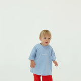 Organic Cotton Wave Tee - Blue