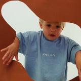 Organic Cotton Wave Tee - Blue