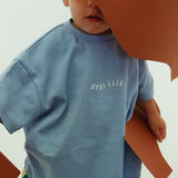 Organic Cotton Wave Tee - Blue