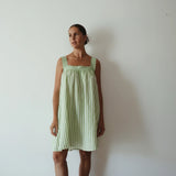 Juno Lace Mini - Green Stripe