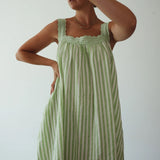 Juno Lace Mini - Green Stripe