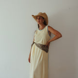The Horizon Terry Maxi Dress - Butter
