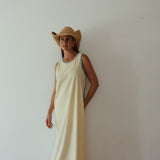 The Horizon Terry Maxi Dress - Butter