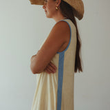 The Horizon Terry Maxi Dress - Butter