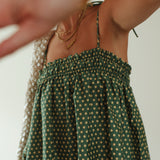 The Dotty Dress | Green + Yellow