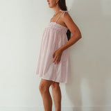 The Dotty Dress | White + Red | PRE-ORDER