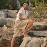 Vivi Bermuda Short | Wheat Check