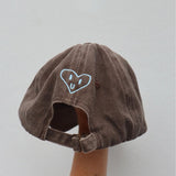 Heart Full Adults Cap - Cocoa