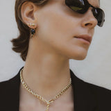 Mixed Fob Chain Necklace