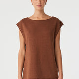 Poppy Tie Side Top - Clay