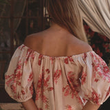 Bloom Tie Mini Dress - Bougainvillea