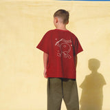 The Crazy Flag Lou Tee - Cherry Cola